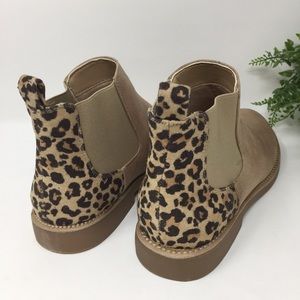 marisah chelsea leopard bootie